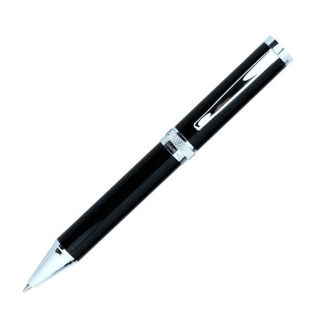 Logo trade promotional gifts image of: Ballpoint pen Focus, black