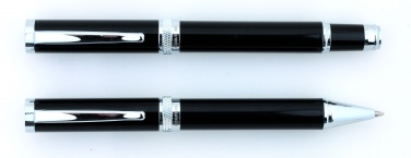 Logo trade corporate gifts image of: Rollerball pen Focus, black