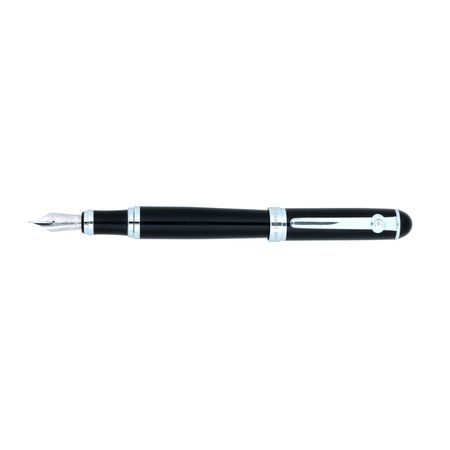 Logo trade promotional giveaways image of: Fountain pen West, black