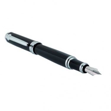 Logo trade promotional merchandise image of: Fountain pen West, black