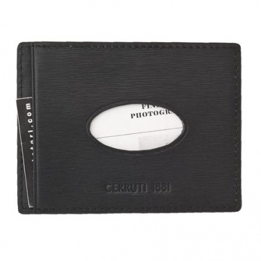 Logo trade advertising products image of: Card holder Myth, black