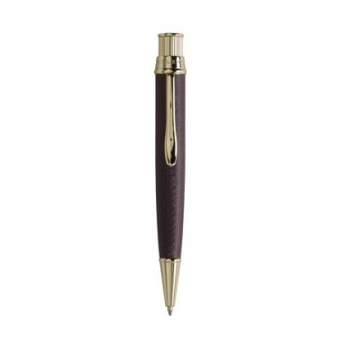 Logotrade business gift image of: Ballpoint pen Evidence Leather Burgundy