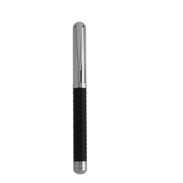 Logo trade promotional giveaway photo of: Rollerball pen Uuuu Homme, black