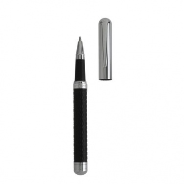 Logo trade promotional giveaways image of: Rollerball pen Uuuu Homme, black