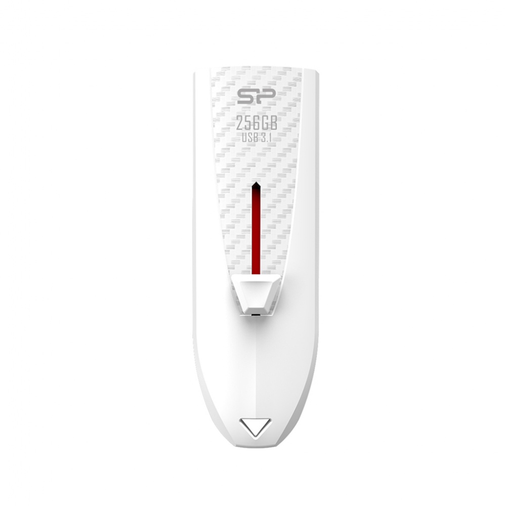 Logo trade business gifts image of: Pendrive Silicon Power Blaze B25 white