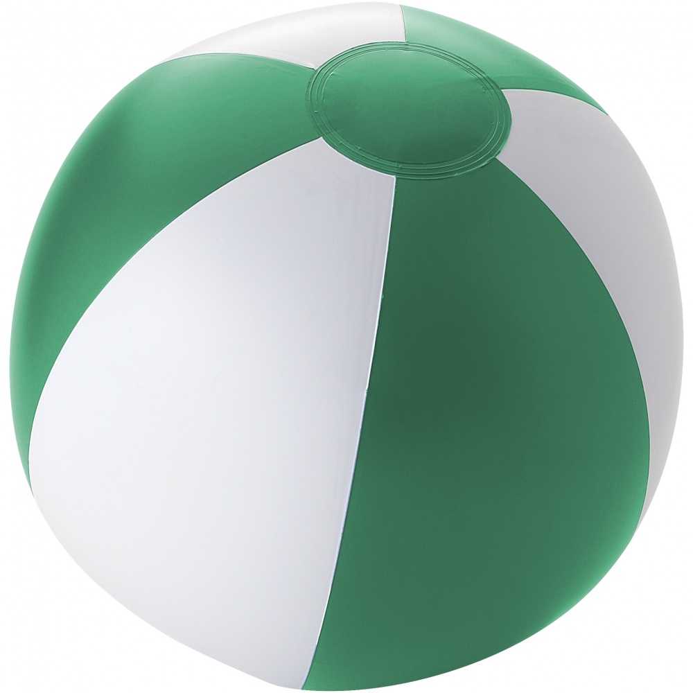 Logo trade promotional products image of: Palma solid beach ball, green