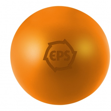 Logo trade promotional giveaways image of: Cool round stress reliever, orange