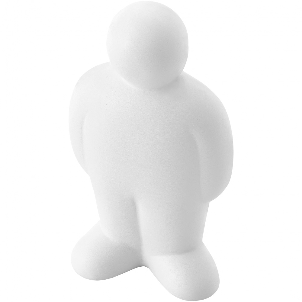 Logo trade corporate gifts picture of: Stress man, white