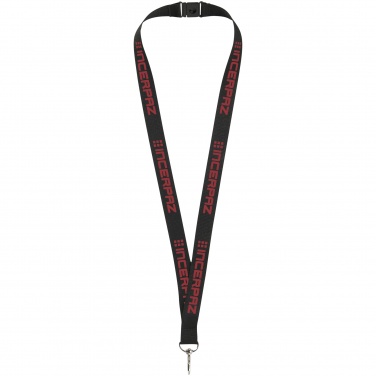 Logotrade promotional merchandise image of: Lago lanyard, black