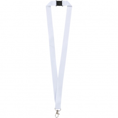 Logotrade business gift image of: Lago lanyard, white