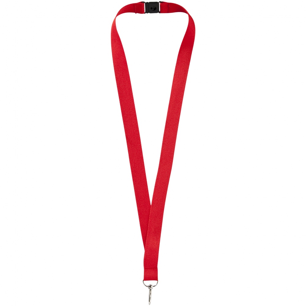 Logo trade promotional merchandise picture of: Lago lanyard, red