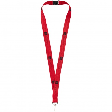 Logo trade corporate gift photo of: Lago lanyard, red