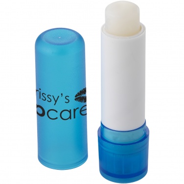 Logo trade promotional giveaway photo of: Deale lip salve stick, blue