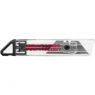 Logo trade promotional gifts image of: Hoost cutter knife, black