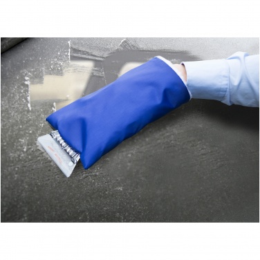 Logo trade promotional merchandise photo of: Colt Ice Scraper with Glove, blue