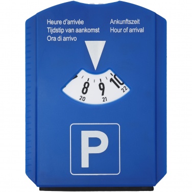 Logotrade promotional giveaway image of: 5-in-1 parking disk, blue