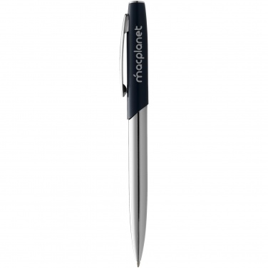 Logo trade advertising product photo of: Geneva ballpoint pen, dark blue