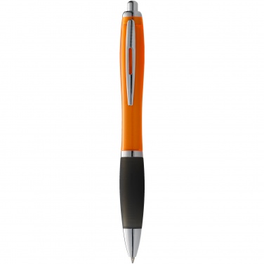 Logo trade promotional gift photo of: Nash ballpoint pen, orange