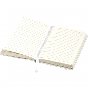 Logo trade promotional gifts image of: Classic pocket notebook, white