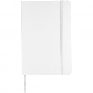 Logo trade corporate gifts image of: Classic office notebook, white