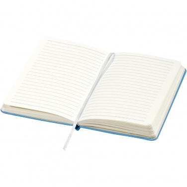 Logo trade promotional gifts image of: Classic office notebook, light blue