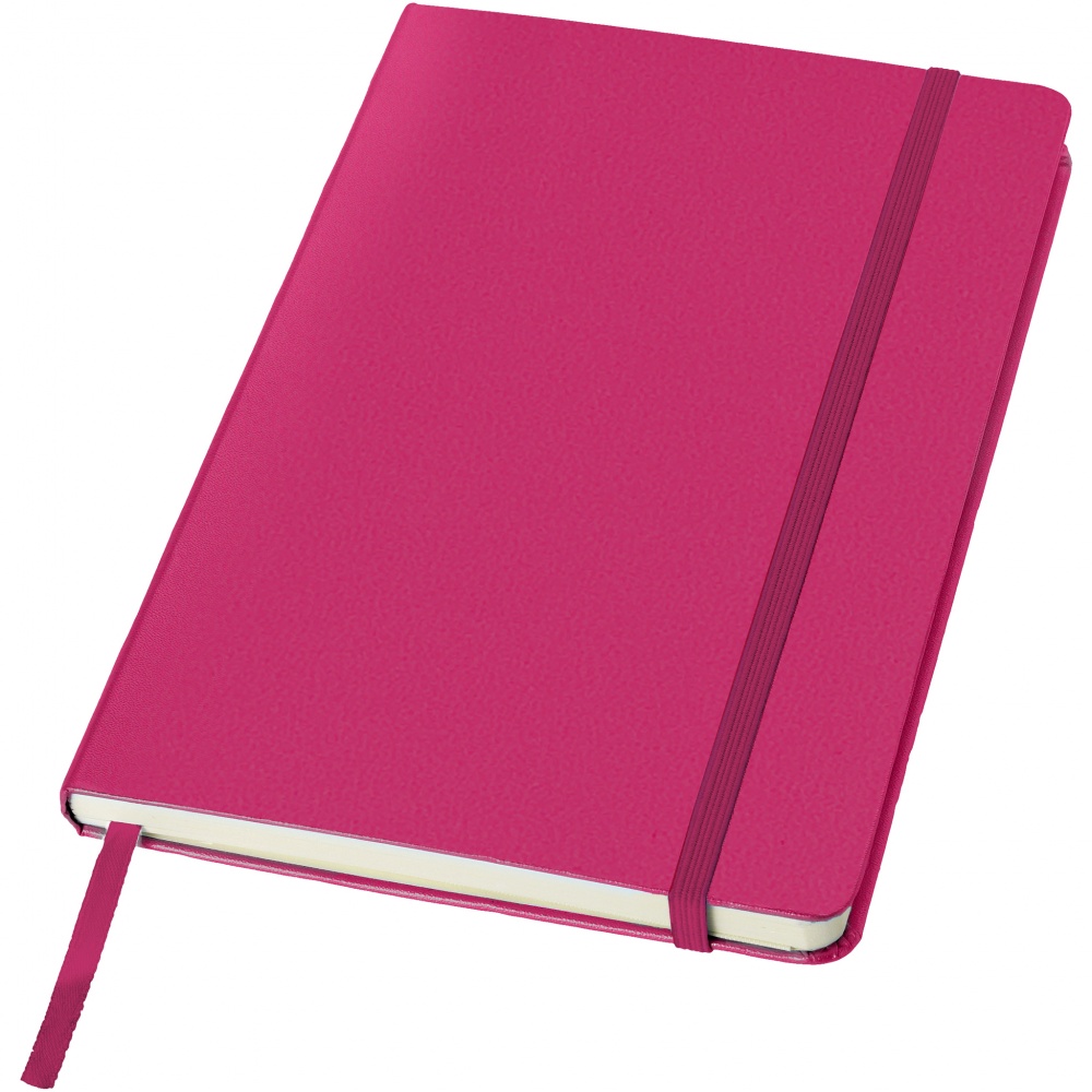 Logo trade corporate gifts image of: Classic office notebook, pink