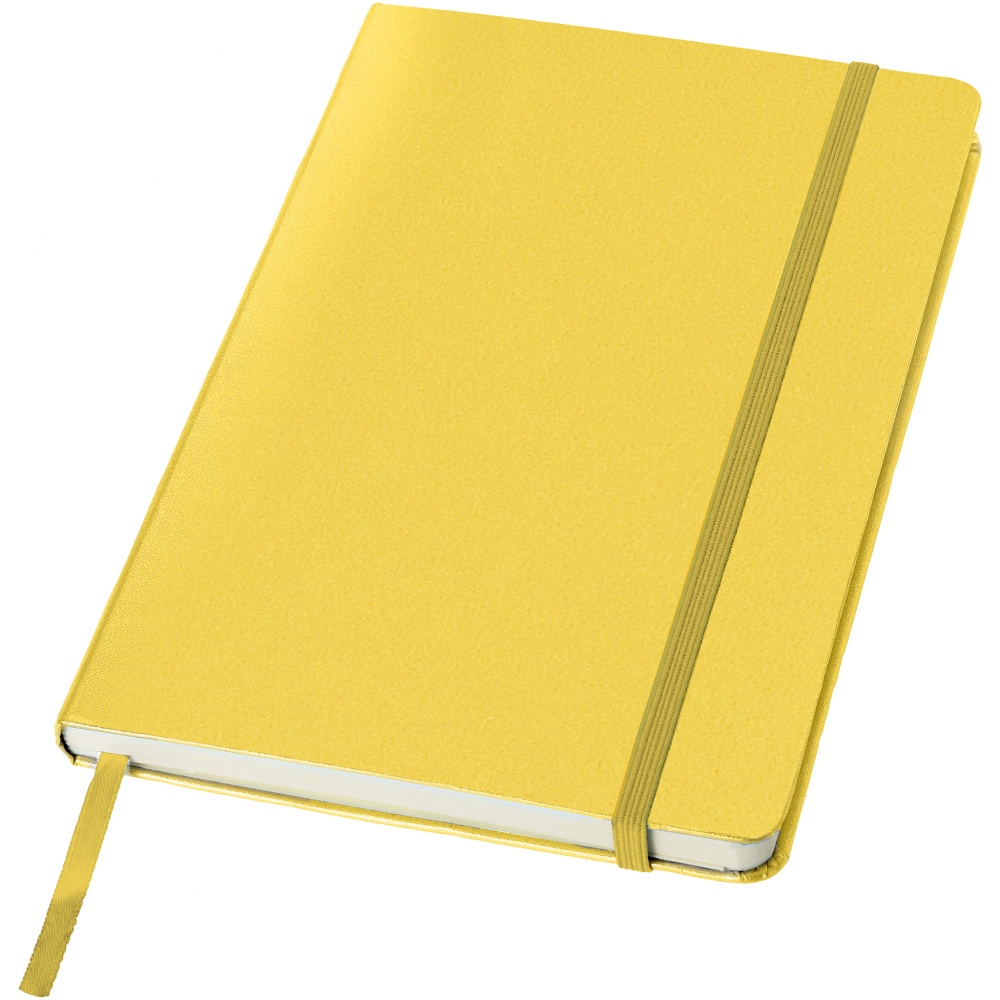 Logotrade promotional giveaway image of: Classic office notebook, yellow