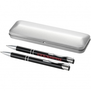 Logotrade promotional products photo of: Dublin pen set, black