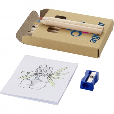 Logo trade promotional merchandise picture of: 8-piece colouring set