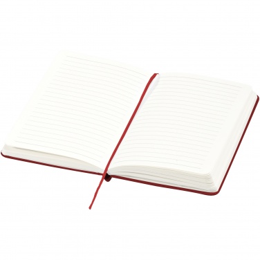 Logo trade promotional merchandise picture of: Executive A4 hard cover notebook, red