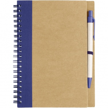 Logotrade promotional gift image of: Priestly notebook with pen, blue