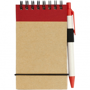 Logotrade promotional item picture of: Zuse jotter with pen, red