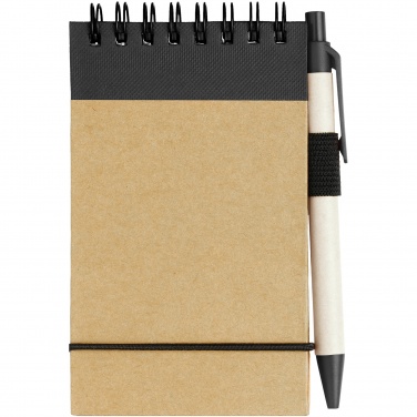 Logotrade promotional item image of: Zuse jotter with pen, black