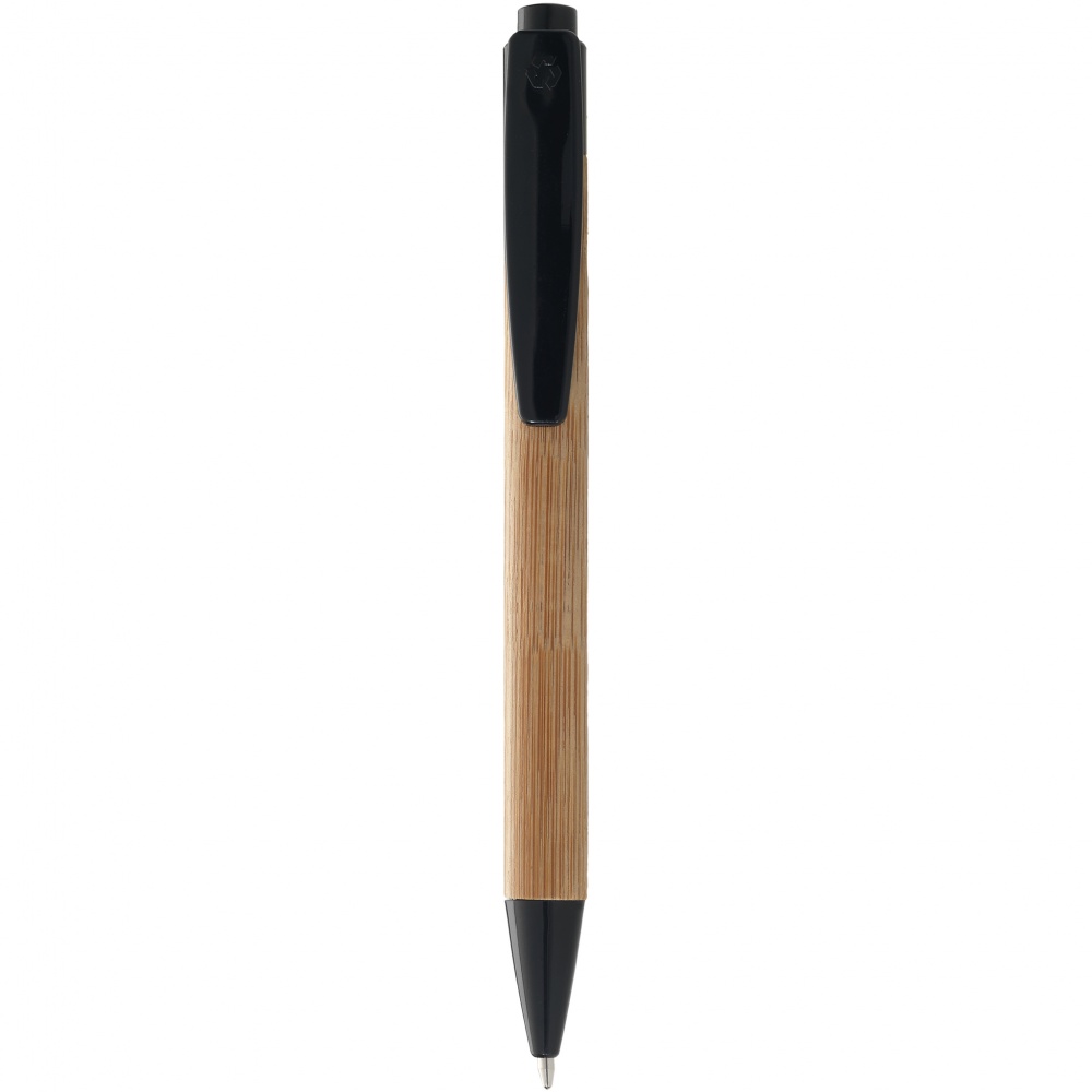 Logotrade promotional merchandise picture of: Borneo ballpoint pen, black