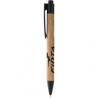 Logo trade promotional items picture of: Borneo ballpoint pen, black