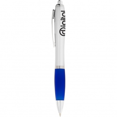 Logo trade promotional giveaways image of: Nash ballpoint pen, blue