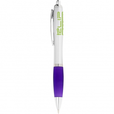 Logo trade business gifts image of: Nash ballpoint pen, purple