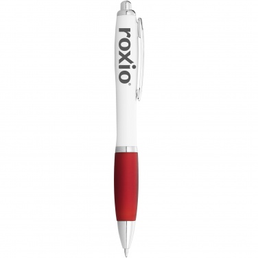 Logo trade promotional items image of: Nash Ballpoint pen, red