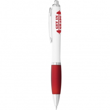 Logo trade promotional gift photo of: Nash Ballpoint pen, red