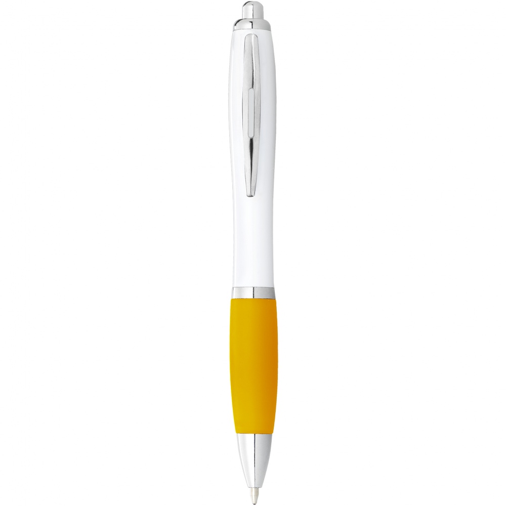 Logo trade corporate gift photo of: Nash Ballpoint pen, yellow