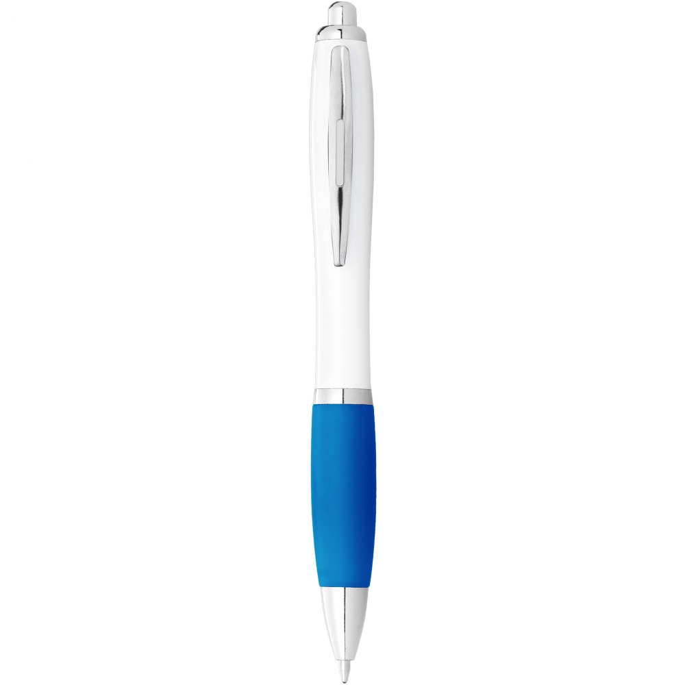 Logo trade promotional gift photo of: Nash Ballpoint pen, blue