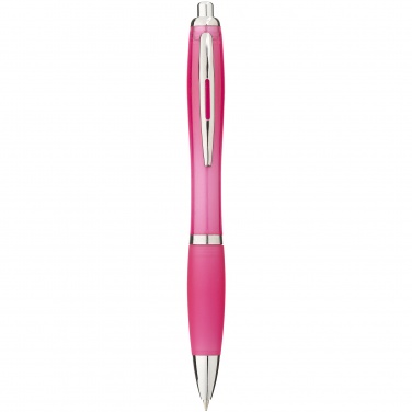 Logo trade promotional products image of: Nash ballpoint pen, pink