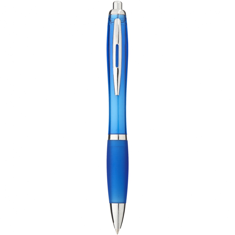 Logo trade promotional merchandise picture of: Nash ballpoint pen, light blue