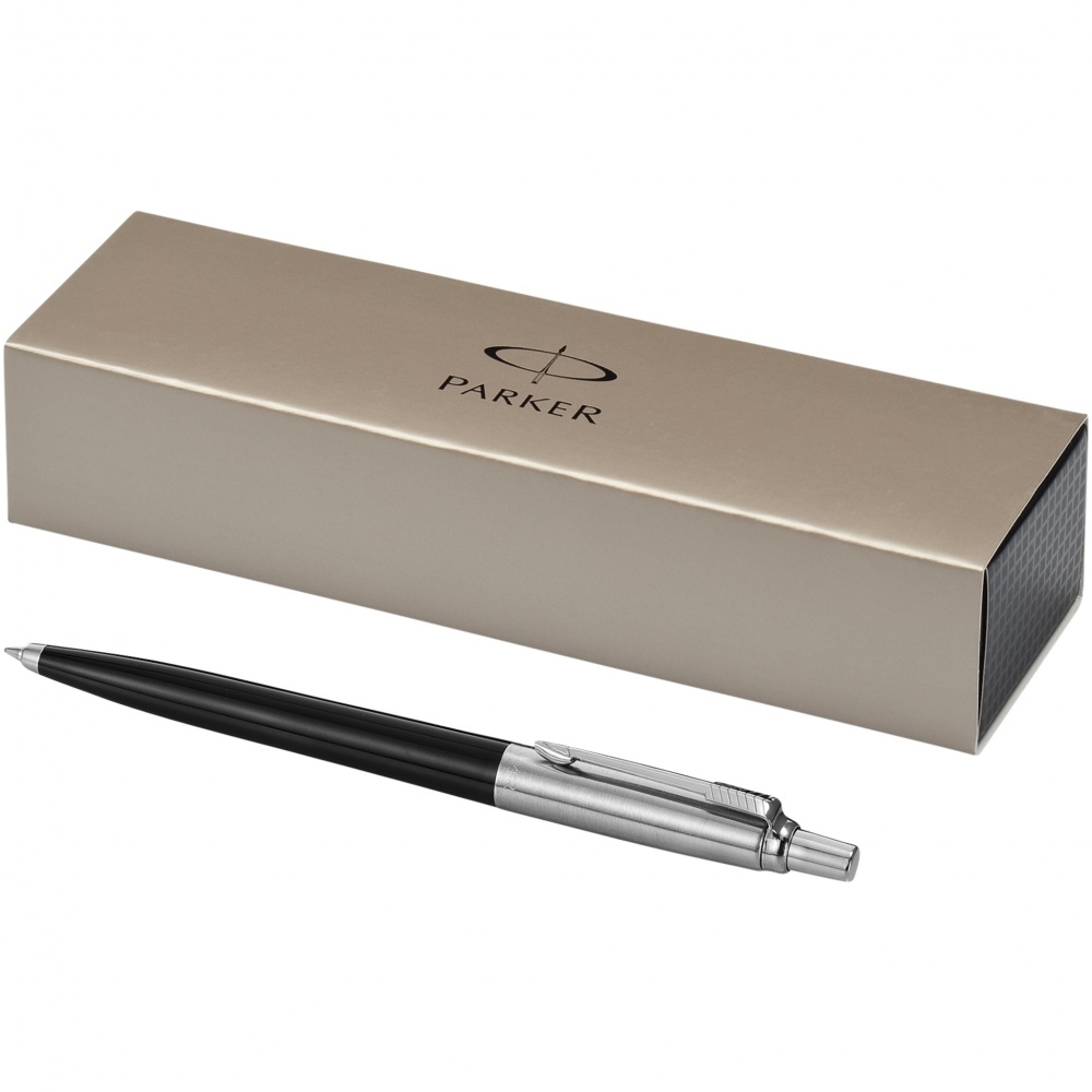 Logo trade promotional merchandise image of: Parker Jotter ballpoint pen, black