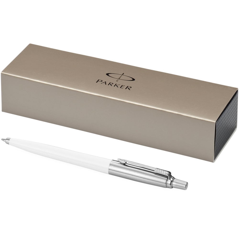 Logotrade promotional merchandise image of: Parker Jotter ballpoint pen, white