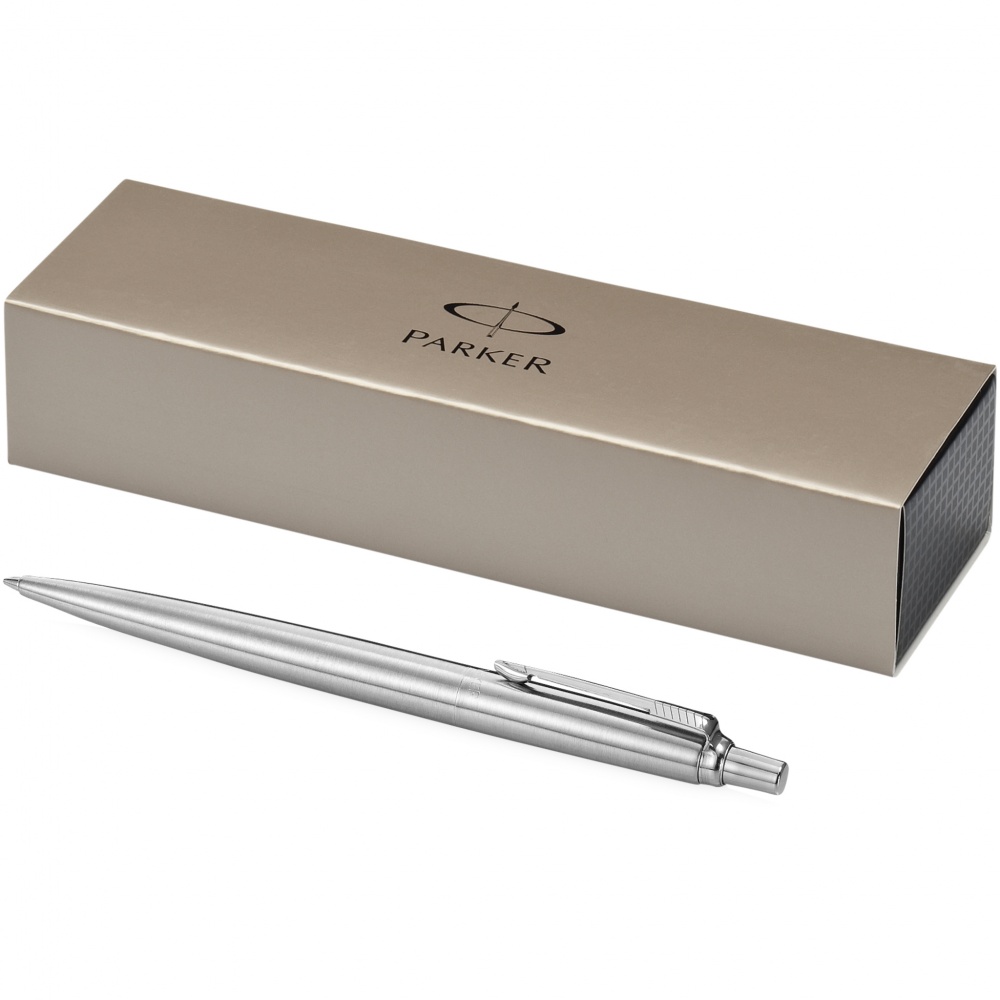 Logo trade promotional items image of: Parker Jotter ballpoint pen, gray