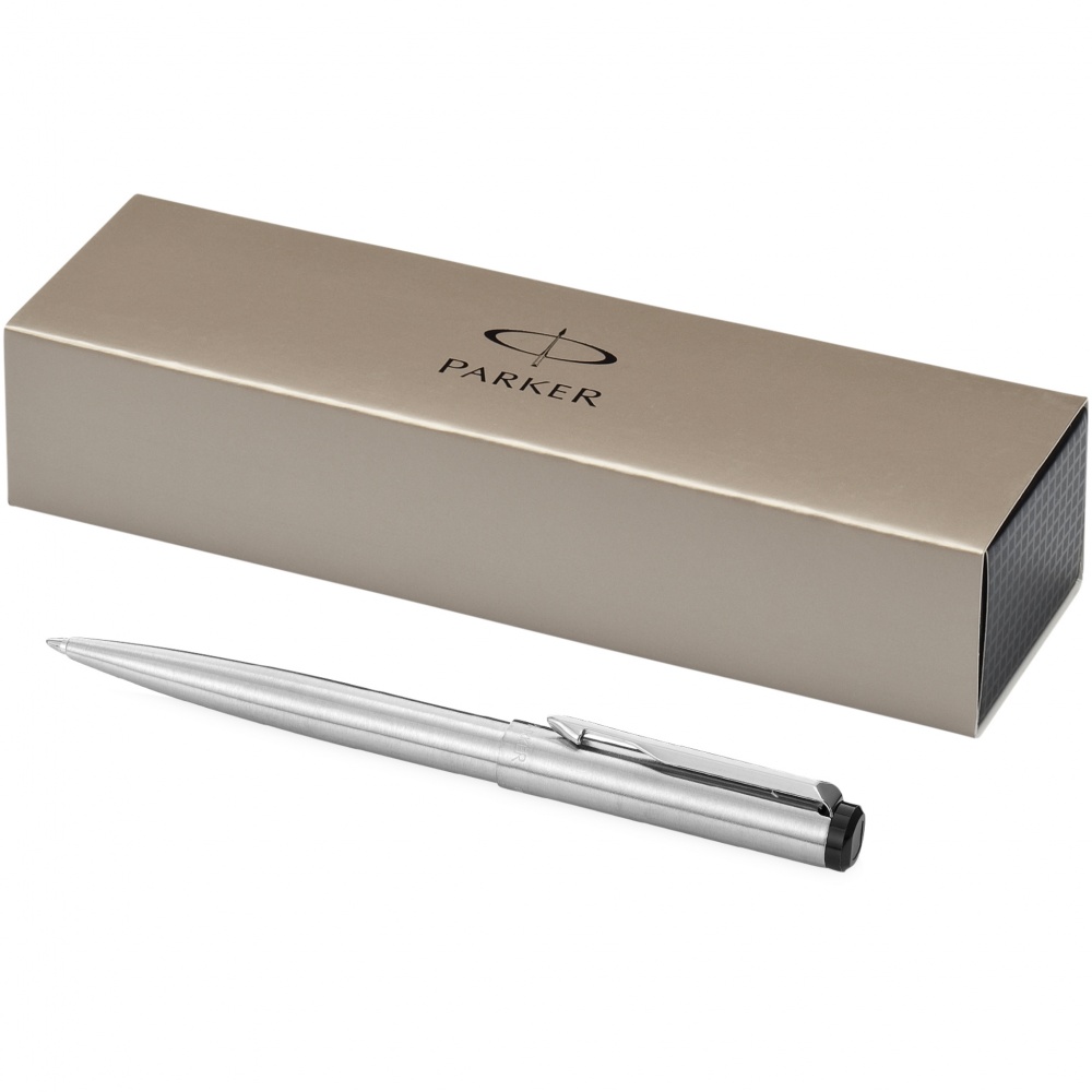 Logo trade promotional items image of: Parker Vector ballpoint pen, gray