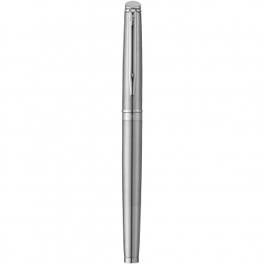 Logo trade promotional giveaways image of: Hémisphère rollerball pen, silver