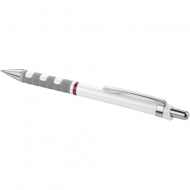 Logo trade promotional giveaways picture of: Tikky ballpoint pen, white