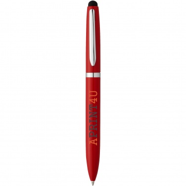 Logo trade promotional item photo of: Brayden stylus ballpoint pen, red